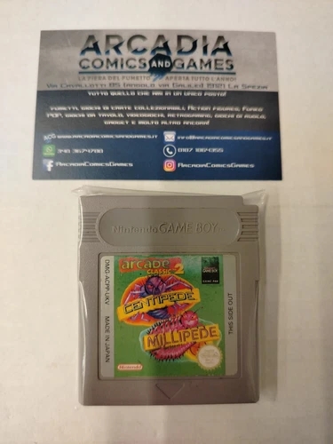 Arcade Classic 2 Centipede Millipede Game Boy Nintendo GB Solo Cartuccia Loose
